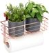 Merkloos Relaxdays Hangmand met Keukenrolhouder - Metaal - Koper - 18x31x17 cm