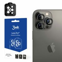 3MK Protection d'objectif Pro Graphite pour iPhone 14 Pro/14 Pro Max