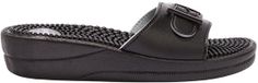 Scholl Slippers New Massage PVC Vrouwen - Zwart