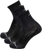 Swedemount Bamboe Hardloopsokken – Unisex – Maat 43-46 – Zwart – 3 Paar
