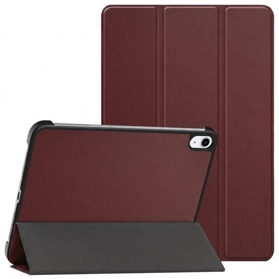 imoshion Tablet Hoes - Geschikt voor Apple iPad 11 2025 A16 / iPad 10e generatie (2022) 10.9 inch - Trifold Bookcase - Bordeaux