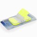 Verplaatsbare Bladwijzer, gelamineerd, herbruikbaar, 40 vellen, 45 x 25 mm (geel)