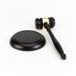DRAGON ECOM INTERNATIONAL LIMITED Marteau de commissaire-priseur en bois noir avec base de bloc sonore