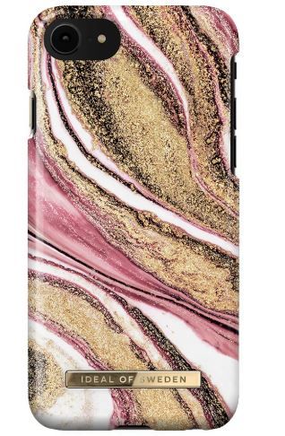 iDeal of Sweden Cosmic Pink Swirl iPhone SE (2020)/8/7/6/6s Case