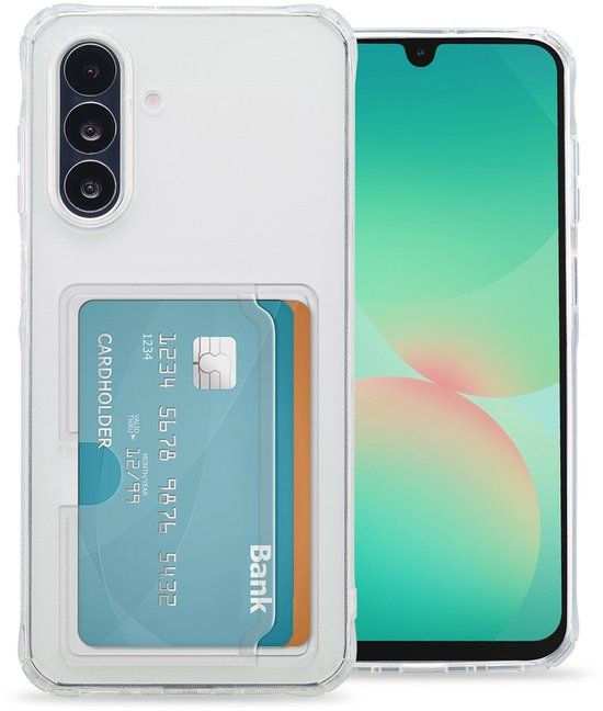 imoshion Hoesje met Pasjeshouder - Geschikt voor Samsung Galaxy A26 - Transparant