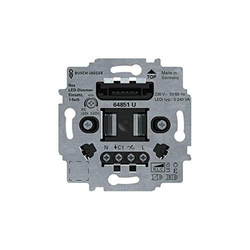 Busch-Jaeger 64851 U LED-Dimmer-Einsatz | 1-fach | Unterputz | LED | 3-240VA | free@home flex