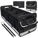 AOPHY Trunk Organizer voor auto, auto opslag organizer met anti-slip bodem strips, 95L grote capaciteit cargo organizer voor SUV, vrachtwagen, sedan, waterdichte draagbare auto organisatoren voor