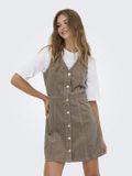 ONLY - ONLMOXIE S/L BUT CORD DRESS CC PNT - Meisjes - Mini jurken