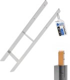 GeZu Impex H Paalhouder 71 x 400 mm set van 8 Thermisch Verzinkt anker paaldrager paalanker paalsteun