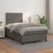 Maison Exclusive - Lit boxspring avec matelas, gris, 120x200 cm, similicuir