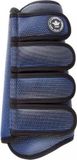 PFIFF Shine Bright Dressuur-peesbeschermers FULL blauw-zilver