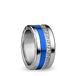 BERING Verwisselbare ringcombinatie voor dames, in zilver en blauw, met uniek Twist- & Change-systeem, Amur