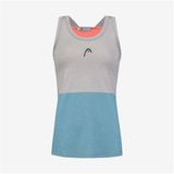 Head Racket Padel Tech Mouwloos T-shirt Blauw, Grijs XS Vrouw