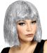 Widmann Bob Pruik Vegas Glitter Zilver