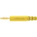 Schützinger DI FK 9900 L Au / GE Veerkorfstekker Stekker, recht Stift-Ø: 4 mm Jaune 1 pièce