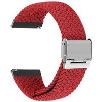 Samsung Armband SZSMART Flexibele gevlochten voor Samsung Galaxy Watch 5 44 mm rood