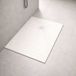 Boss & Wessing Douchebak BWS Stonelle Antislip Composiet 90x140x3 cm Inkortbaar Mat Wit