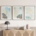 Lot de 3 affiches / posters triptyque - Feuilles - 40x50 cm