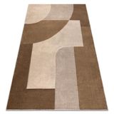 Tapijt RugsX ARCANA 5099 vloerkleed crème / beige, geometrisch 160x220 cm