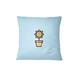 Bona Basics Decoratieve kussenhoes Lichtblauw 45x45 cm