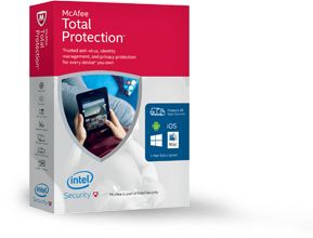 McAfee Total Protection 2016 - 1 Year Antivirus Security