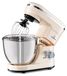Robot pâtissier, 1200 W, bol en acier inoxydable de 4 litres, 6 vitesses, couleur : crème