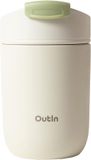 OutIn Tumbler Thermosbeker RVS | Geïsoleerd | Lekvrij | Herbruikbaar | Voor Koffie En Thee | Wit