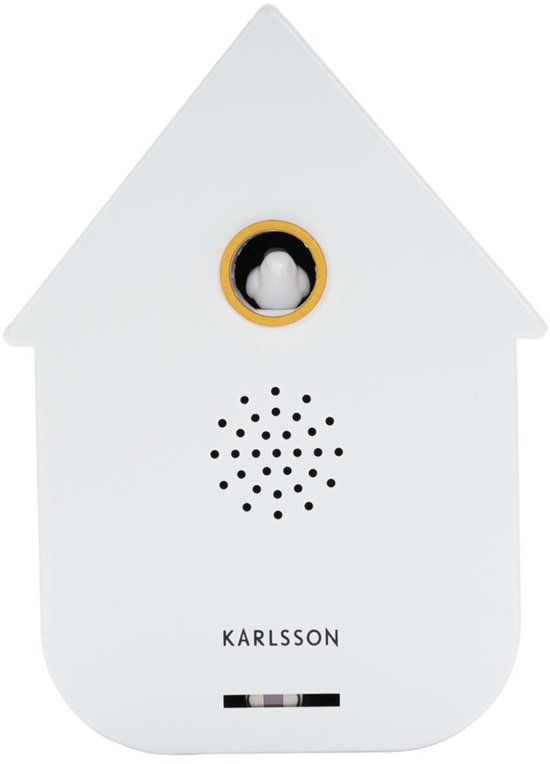 Karlsson Ornament Sound Box Modern Cuckoo - Wit