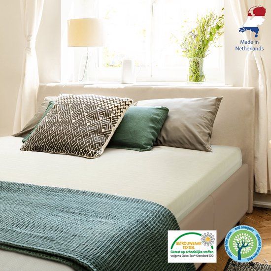 Merkloos Matras Izi Sleep - 90x190 - Koudschuim - Medium - 15 cm