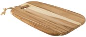Planche de service en teck, 40x28x1,8 cm, Certifié, Antimicrobien