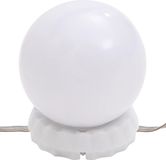 vidaXL Kaptafelset met LED-verlichting, bewerkt hout, bruin eikenkleur