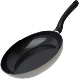 Fissler Essential Grey-Black/aluminium pan gecoat (28 cm) keramische coating, braadpan gemaakt zonder PFAS/PTFE, inductie, Made in Germany
