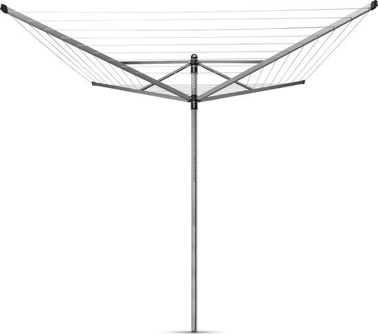 Brabantia Lift-O-Matic Droogmolen - 50 m - Metallic Grey