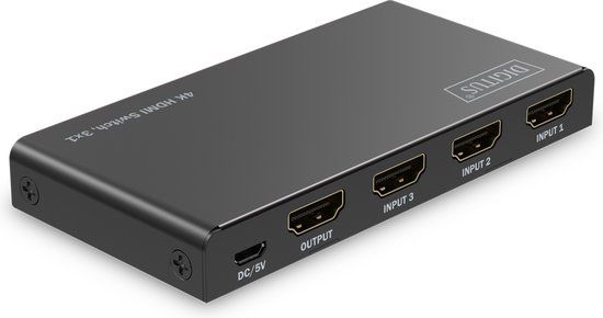 Digitus 4K HDMI Switch 3 Input > 1 Output