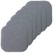 Sweet Home Collection Set van 2 antislip kussens van traagschuim, honingraatpatroon, 40 x 40 cm, linnen, visco-elastisch schuim, Alexis Blue/Gray, 6 stuks