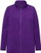 Ulla Popken Dames Fleecejas mix & match binnenjas gerecycled Donkerpruim Maat 42+