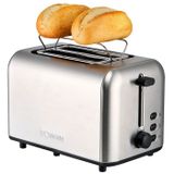 Bomann TA 6080 CB Broodrooster - 2 sneden - 750W - Roestvrijstaal