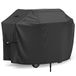 BROSYDA Barbecue-afdekhoes, 147 x 61 x 122 cm, waterdicht, winddicht, uv-bestendig, scheurvast, 600D Oxford-doek, BBQ-afdekking, barbecuehoes met gesp en trekkoord