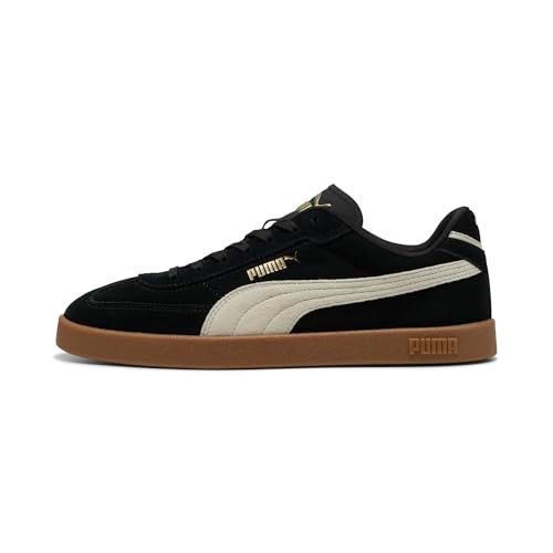 Puma Club II Era Suede sneakers, heren, lage sneakers, imitatiesuède, rubber, Puma Black-Alpine Snow-Gum, maat 37.5