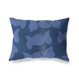 BonaMaison Blauw Decoratieve Kussensloop, Kussenhoezen Bank, Decoratieve Kussenhoesjes, Kussensloop; Sofa, Slaapkamer, Kantoor, Auto 45x60 Cm - Ontworpen en vervaardigd in Turkije