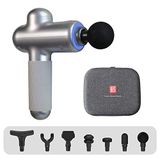 Hi5 Sportster 10337-1 massagepistool met 7 koppen, 850 g, zilver