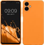 kwmobile Samsung Galaxy A06 hoesje - TPU back cover - fruitig oranje