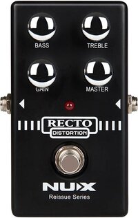 NUX Recto Distortion Overdrive Gitaar Effectpedaal - Zwart