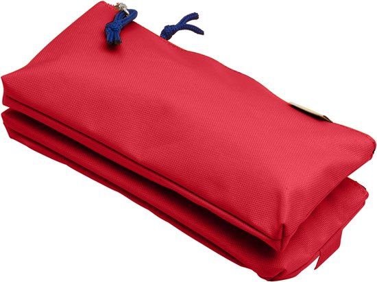 Oxford dubbele slordig-mapje, polyester, rood