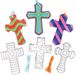 Baker Ross AX789 Cross Suncatcher Decoraties - Pack van 10