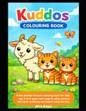 Kuddos Animal Colouring Book for Kids Ages 3–6