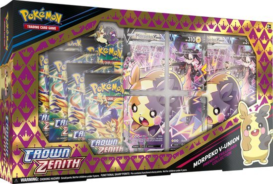 Pok&#233;mon Crown Zenith Morpeko V-Union Premium Collection - Pok&#233;mon Kaarten