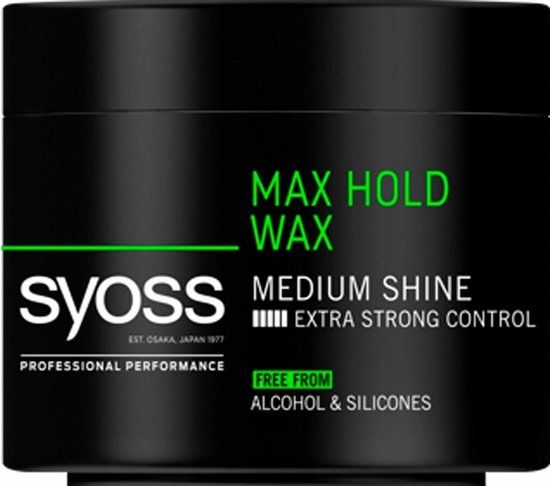 Syoss Max Hold Wax haarstyling wax Medium Glans 150ml