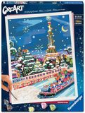 CreArt, Ravensburger CreArt Adults Trend - Weihnachten in Paris