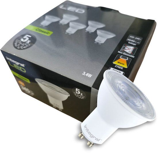 Integral 5 stuks | LED GU10 3.6W 345lm 2700K 36º Niet-Dimbaar Ø5cm
